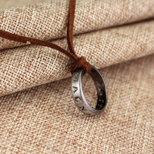 Game Accessories Ring Shape Necklace